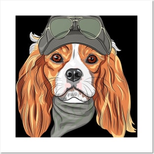 english springer spaniel steampunk Posters and Art